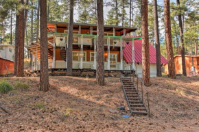 Ruidoso Cabin with Forest Views and Covered Porch